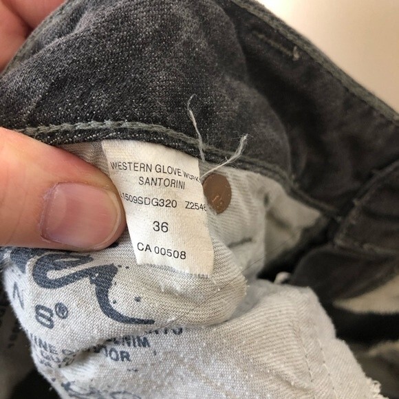 Silver Jeans Santorini Washed Black Crop Jeans 36 - Picture 7 of 8